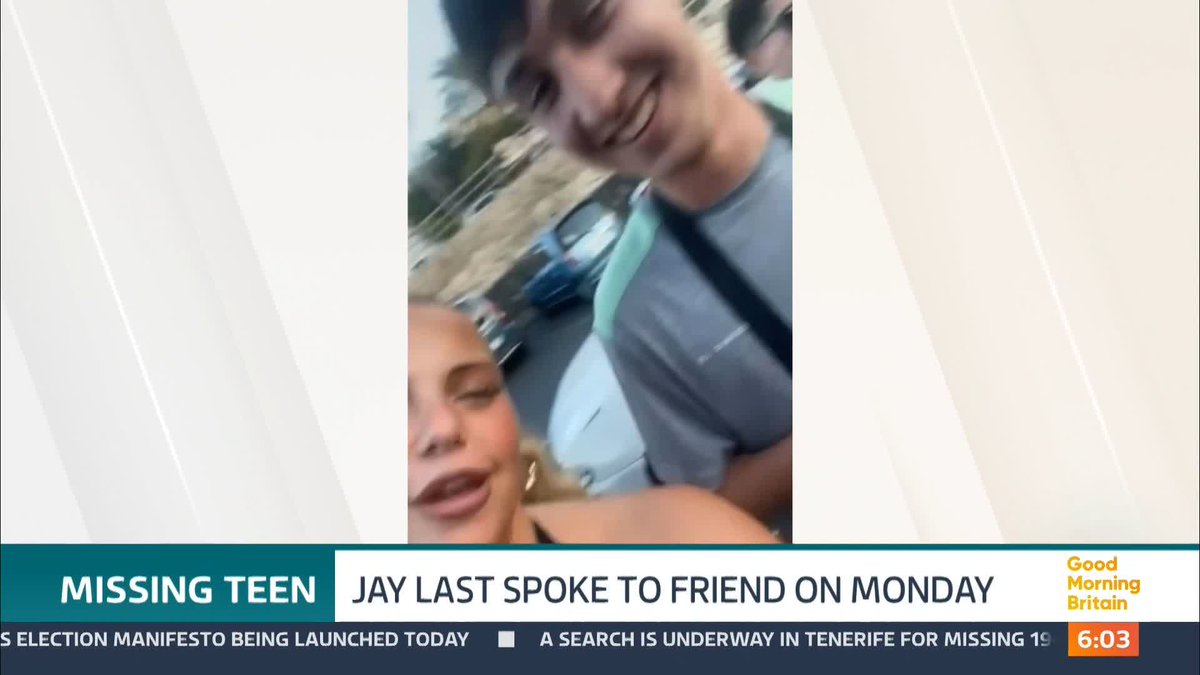 A desperate search is underway for 19-year-old Jay Slater missing in Tenerife. Search dogs, helicopters and mountain rescue teams are trying to find the Brit who last heard from on Monday morning when he phoned a friend and said he was lost and needed water.