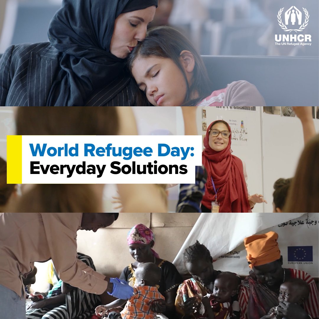 We need a world where refugees are given a fair shot. We need a world where refugees find solidarity. We need a world where refugees are welcomed. #WorldRefugeeDay | #WithRefugees