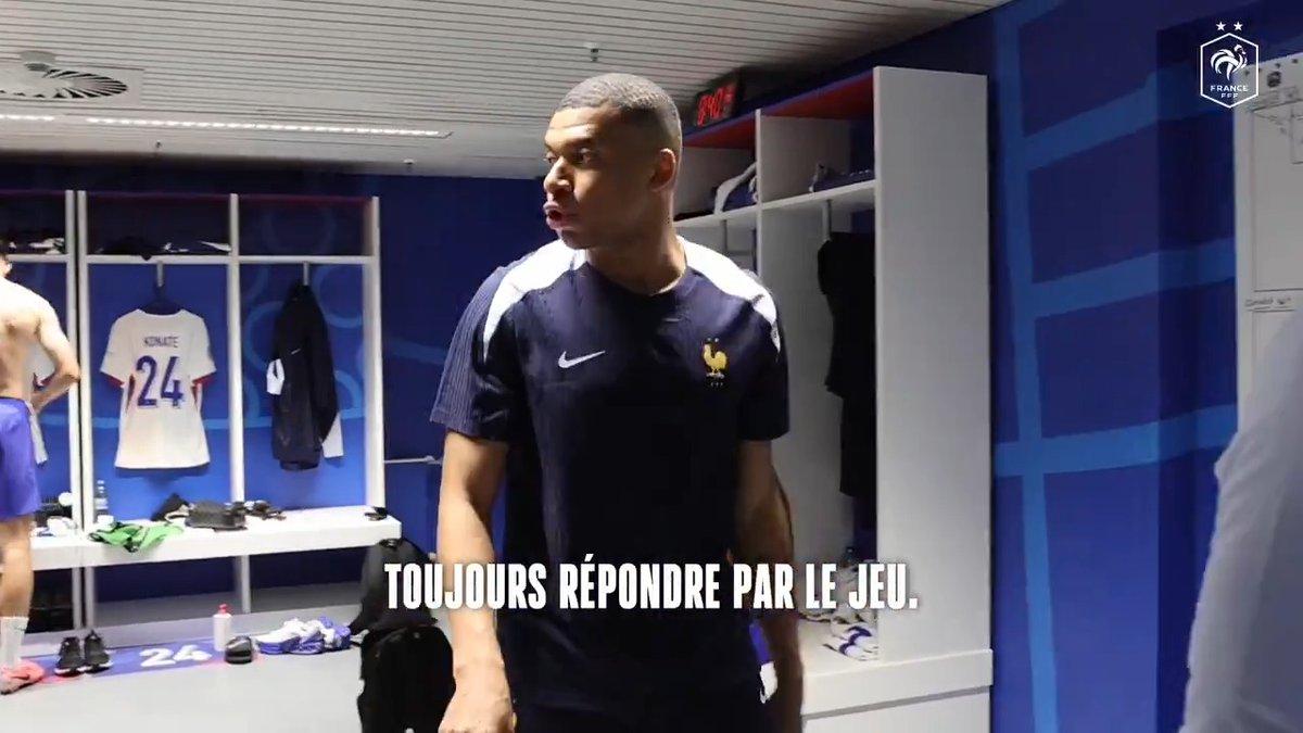 Kylian Mbappรฉ motive les troupes avant Autriche ๐ฆ๐น - ๐ซ๐ท France. ๐ช Super intรฉressantes ces images des Bleus dans lโintimitรฉ de leur vestiaire. ๐ฅ Equipe de France โญโญ