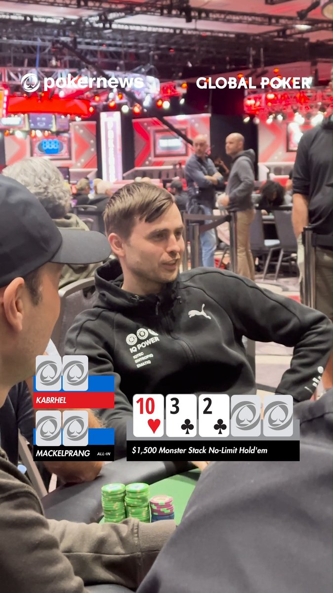 🤔 Is Martin Kabrhel up to his usual antics super deep in the WSOP - World Series of Poker $1,500 Monster Stack No-Limit Hold'em 👀 How would you react if you found yourself heads up vs Kabrhel?
