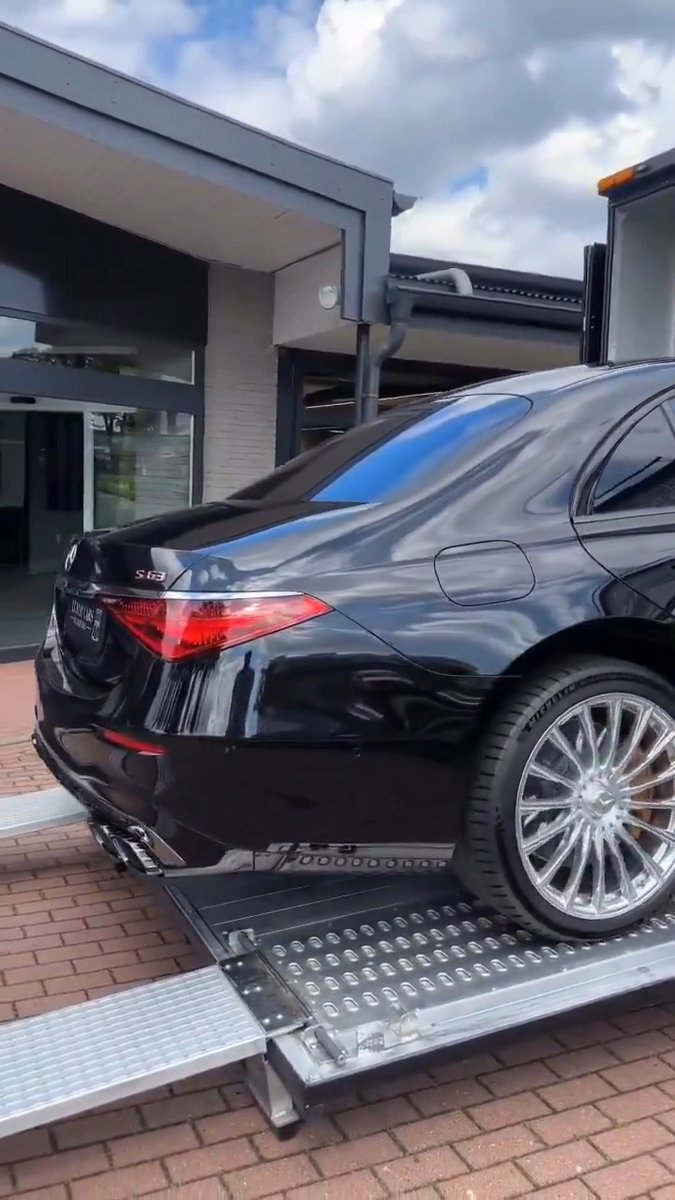 The new 2024 Mercedes S63 E AMG. You'll soon see this one on Kenyan roads
