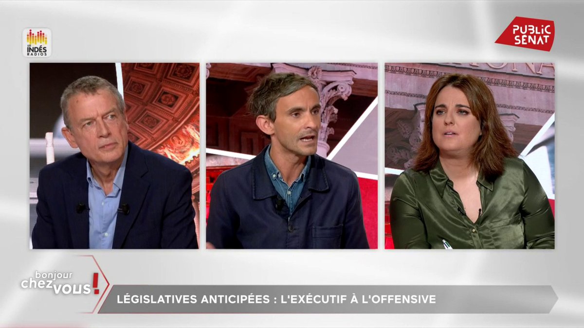 "Macron diabolise la gauche et la prend pour cible et c'est dramatique alors que c'est la gauche qui l'a fait élire les deux fois où il a été élu président de la République" estime Pierre Jacquemain, rédacteur en chef de Politis #BonjourChezVous