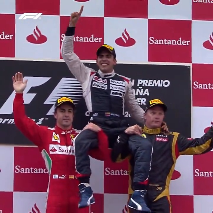 [Everyone liked that] 🤝 A perfect Pastor Maldonado drive delivered his only F1 race win, and the most recent for , at the 2012 Spanish Grand Prix ⏪ #F1 #SpanishGP
