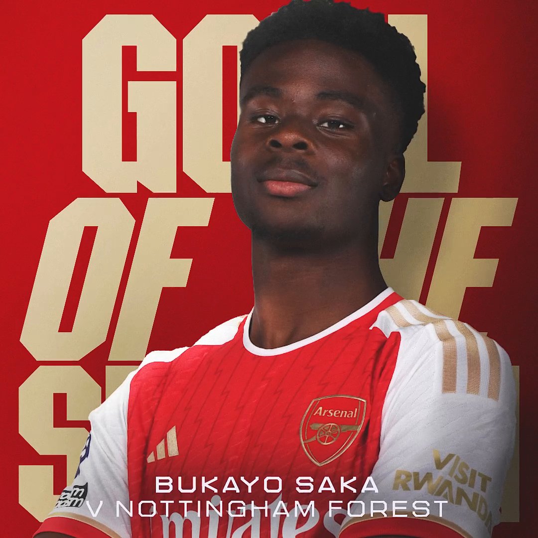 Your Emirates Goal of the Season winner... 🥁 Bukayo Saka! 👏