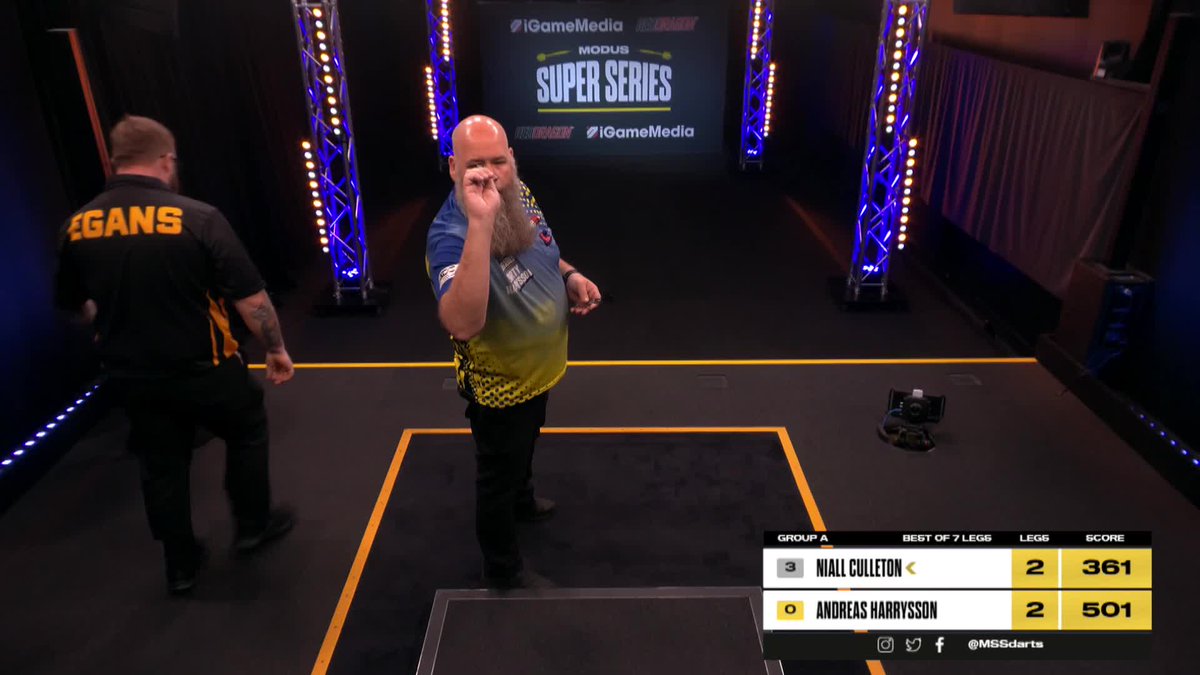 SO CLOSE TO THE GREATEST 9 DART FINISH IN HISTORY!😭 Andreas Harrysson has almost produced the greatest moment in darts history with a Bull Bull Bull checkout to finish a 9 dart leg!😱
