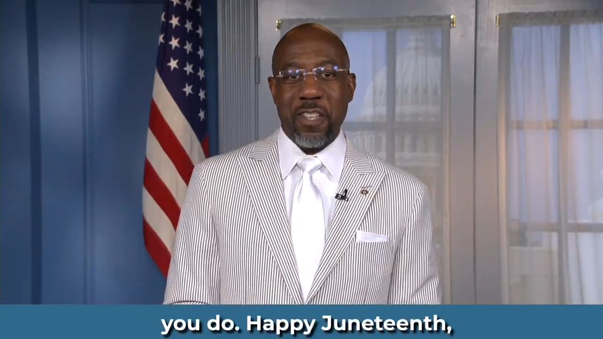 Happy Juneteenth! The last slaves in Galveston, Texas were finally freed on this day in 1865. Today is a celebration of the strength, resilience, & hope of those who came before us—and a reminder that while we still have work to do, we’ve come so far in creating a better world.