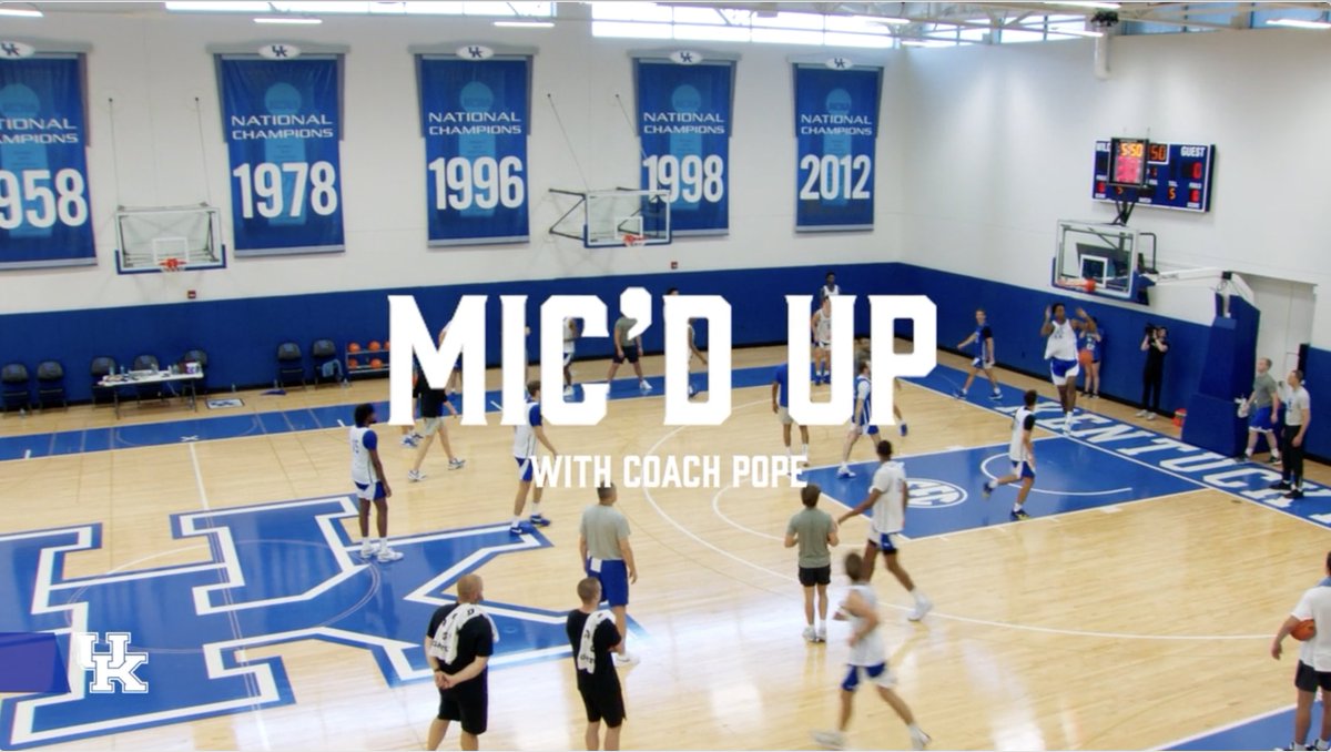 Mic'd Up: Mark Pope at Practice No. 1