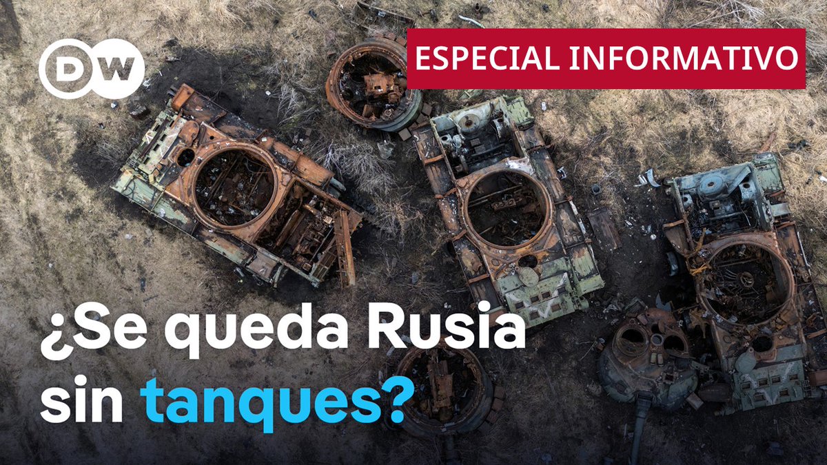 #Rusia se queda sin tanques. Sus tropas pierden 60 tanques al mes y peligran así sus avances en el frente de guerra. Una conyuntura que podría aprovechar #Ucrania con el respaldo de las armas occidentales. /jr