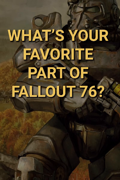 Asking #Fallout76 devs the important questions 👀
