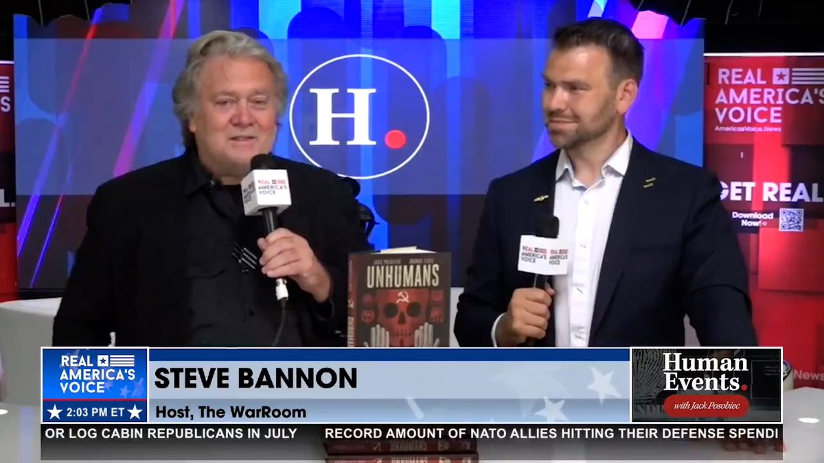 BANNON and POSO: "Gen Z is realizing they were sold a bill of goods. The system is against young men and dads and blames them for everything. This is why young men are at the forefront of this revolt"