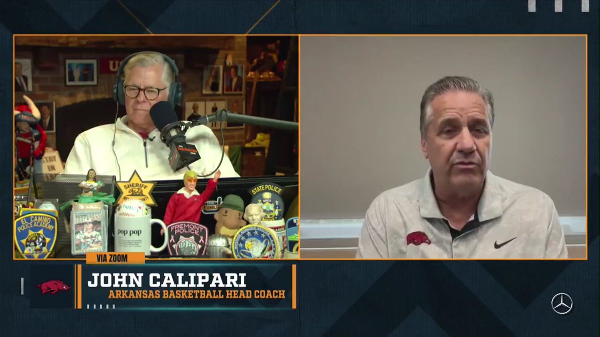 .John Calipari discusses the process of leaving #Kentucky for Arkansas Men’s Basketball 🐗. "Let it be good for both. I had 15 great years there. Let Mark Pope have 15 great years. Let me finish how I want to finish."