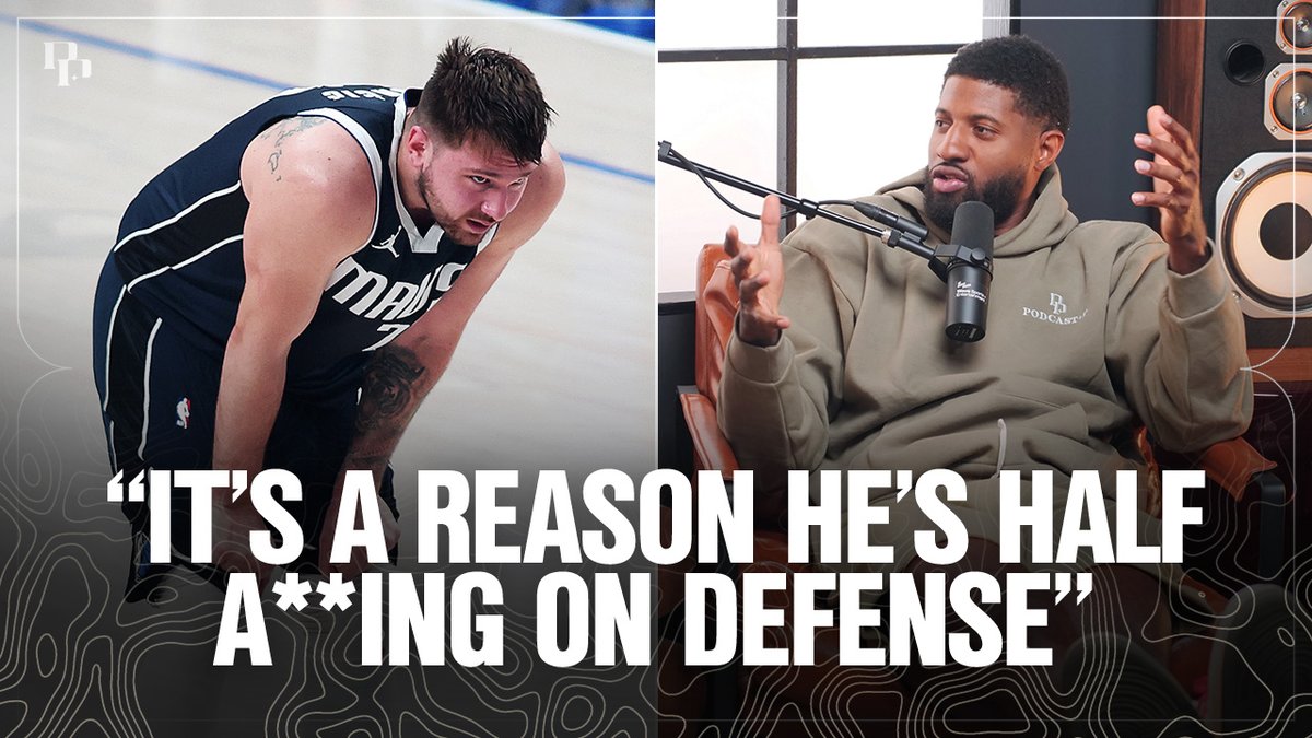 PG: “As good as he is offensively, it’s a reason he’s half a**ing on defense. It’s hard to do that for a whole game.” Dallas: “If you were building a team, would you rather take Jrue or Luka?” PG: “Imma take the bigger talent… Luka” PG, Dallas, &amp; Jackie on Luka’s defense.