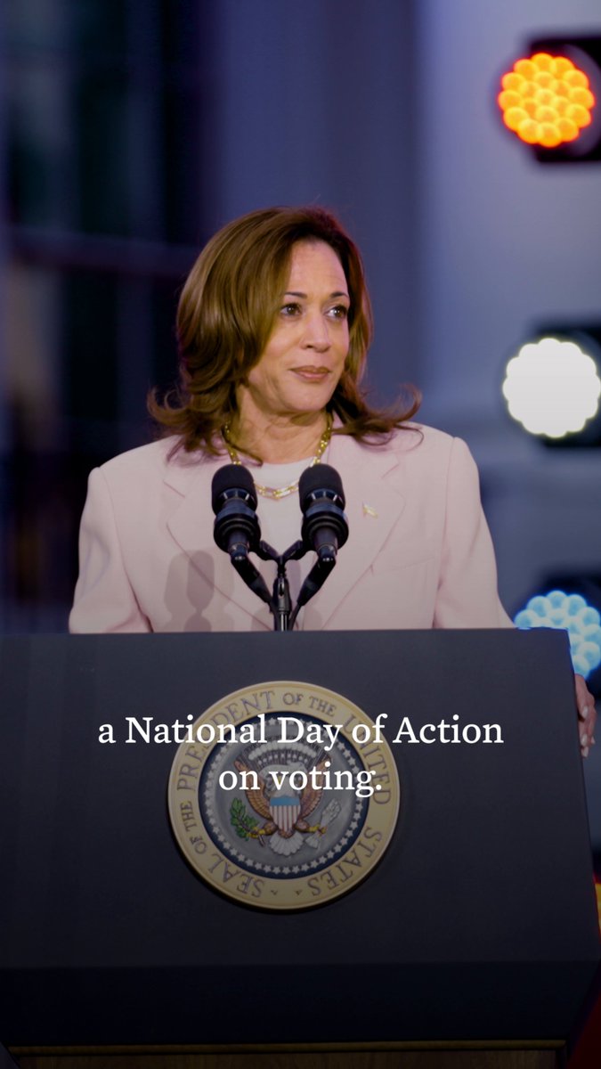 Today on Juneteenth, we are holding a National Day of Action on Voting Rights. Join me by checking your voter registration status at