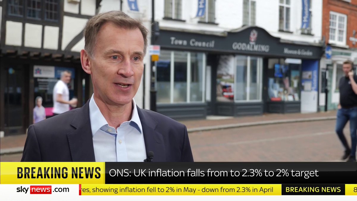 The difficult decisions we have taken are paying off, with inflation now down to 2%. It would be a shame to turn the clock back.
