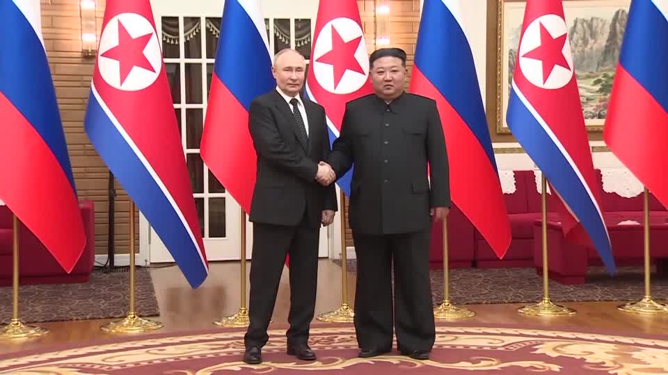 Russian President Vladimir Putin and North Korean leader Kim Jong Un signed a mutual defence pact promising to help each other if attacked