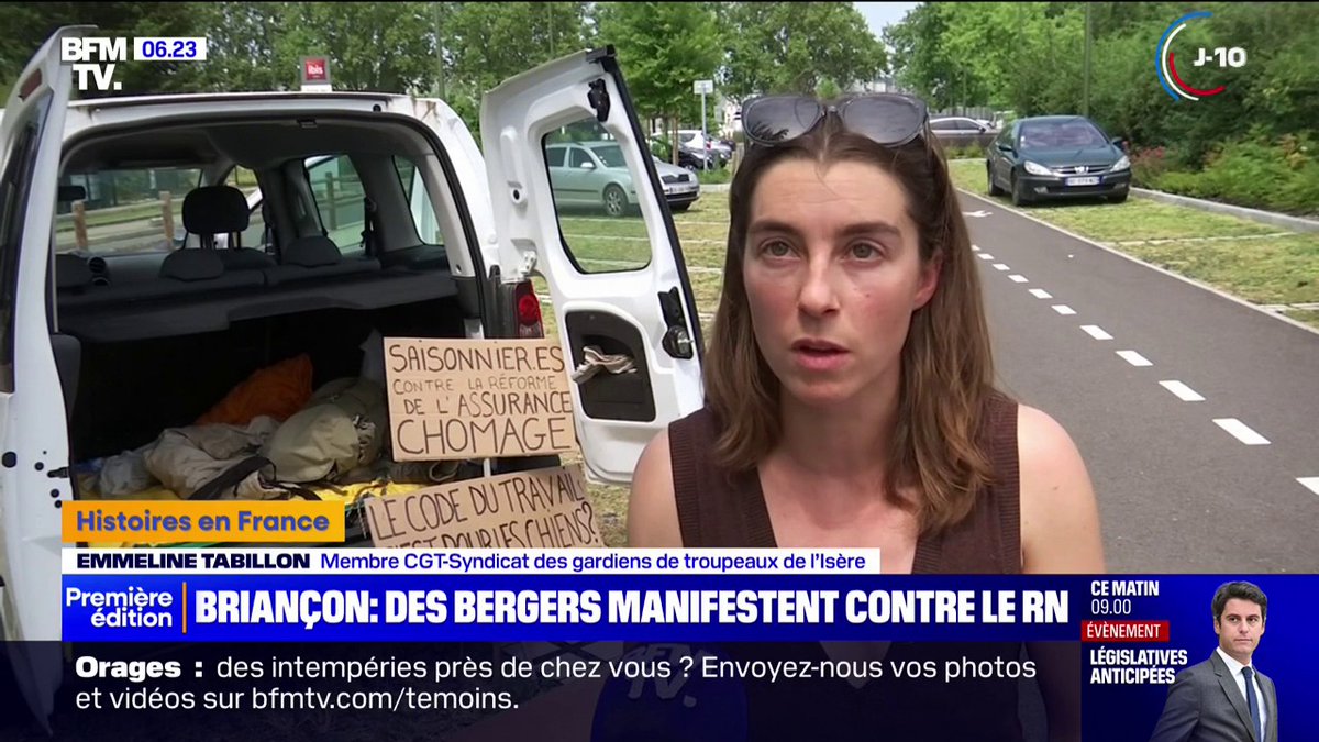 À Briançon, les bergers se mobilisent contre le RN. La France qu'on aime.