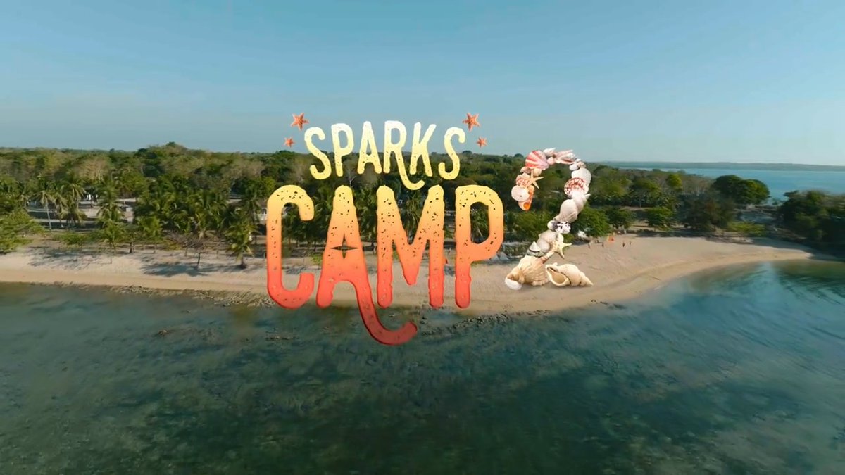 Beach fun, G? 🏝️✨ Join our new campers at #SparksCampS2, premiering this June 26, 8 PM, exclusively on Black Sheep's YouTube Channel. 🏳️‍🌈✨