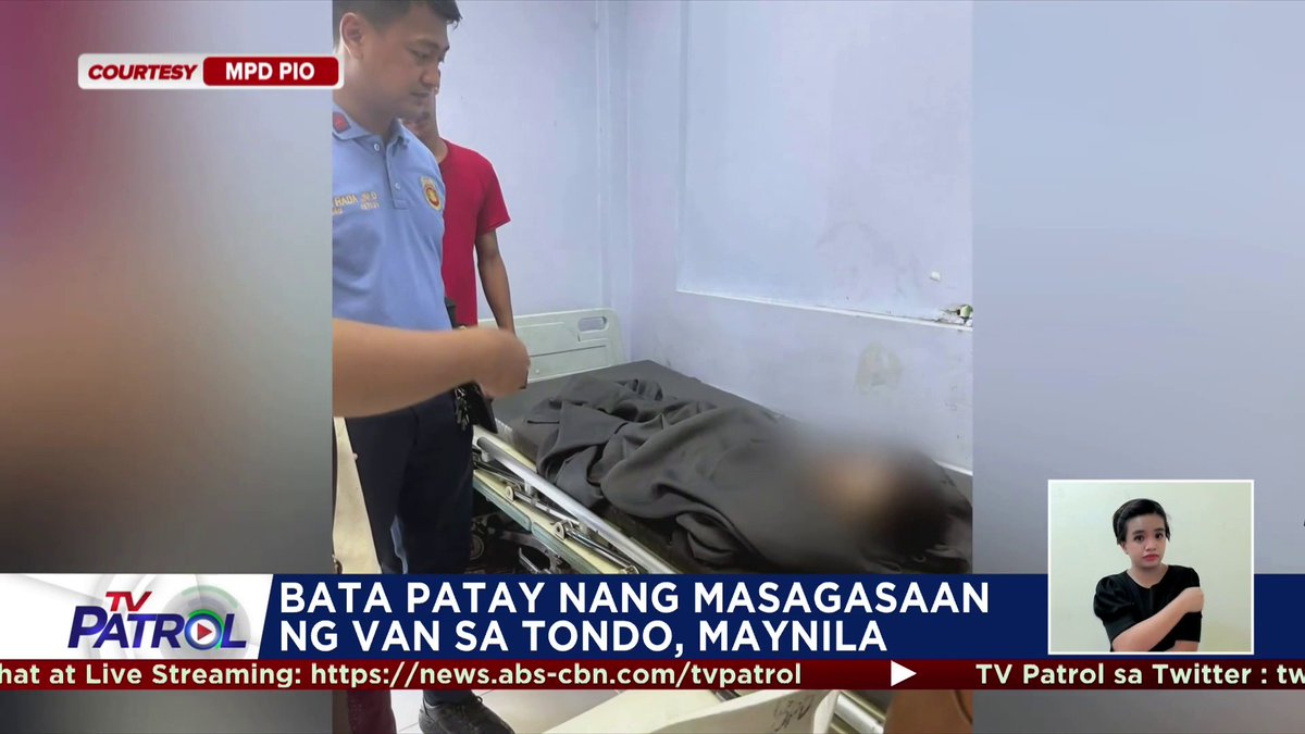 Patay ang isang 3 anyos matapos masagasaan ng van sa Tondo, Maynila. Desidido ang pamilya ng biktima na panagutin ang driver. Basahin: