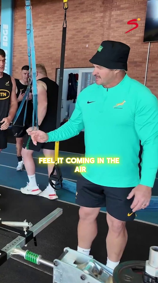If there is one place you don't want to find yourself, it's probably the Springbok scrum ๐คง