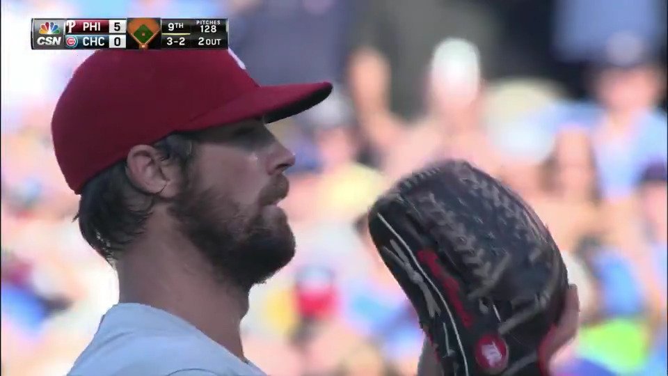 July 25, 2015. In Cole Hamels final start with the Phillies, he throws a no-hitter against the Chicago Cubs. Tomorrow he officially retires with the Phillies.
