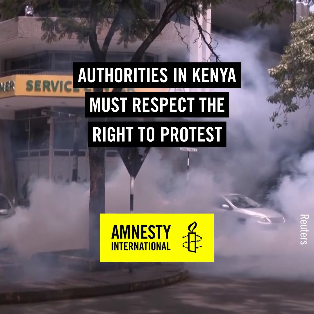 Authorities in Kenya must respect the right to protest. #ProtectTheProtest ✊