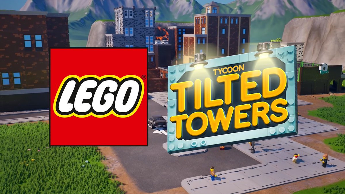 Time to rebuild Tilted Towers… again. But this time with LEGO bricks!