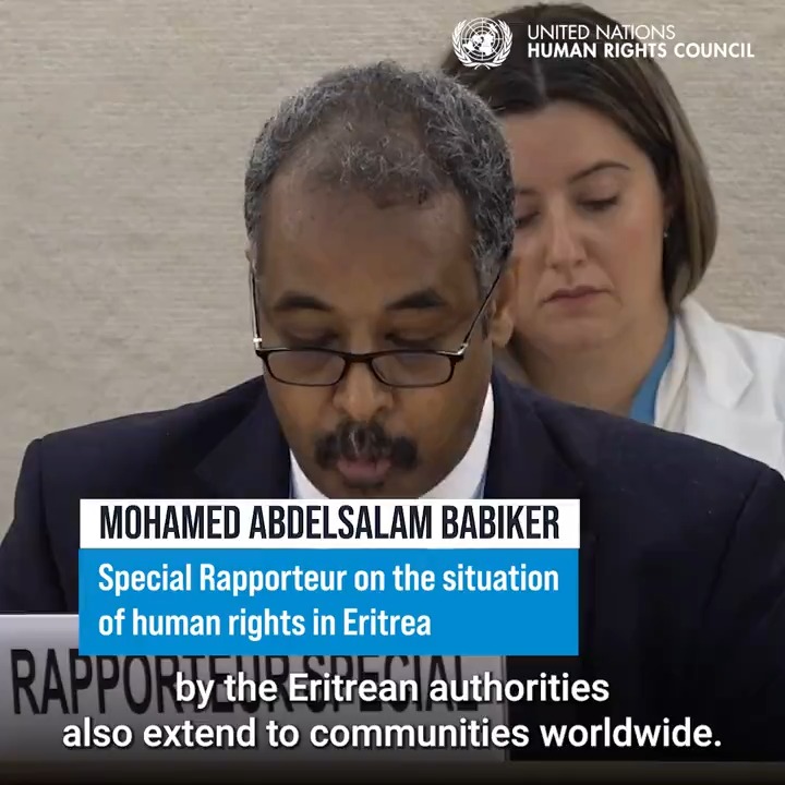 “An escalation of violence and polarisation in the diaspora, is hurting Eritrean communities and society at large,” the Special Rapporteur on the situation of human rights in #Eritrea, Mohamed Babiker, warned the United Nations Human Rights Council. #HRC56
