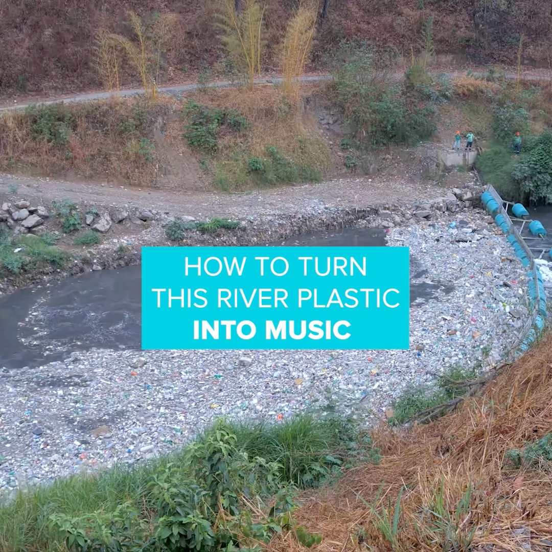 How to turn river plastic intercepted in Guatemala into an LP in 9 steps: