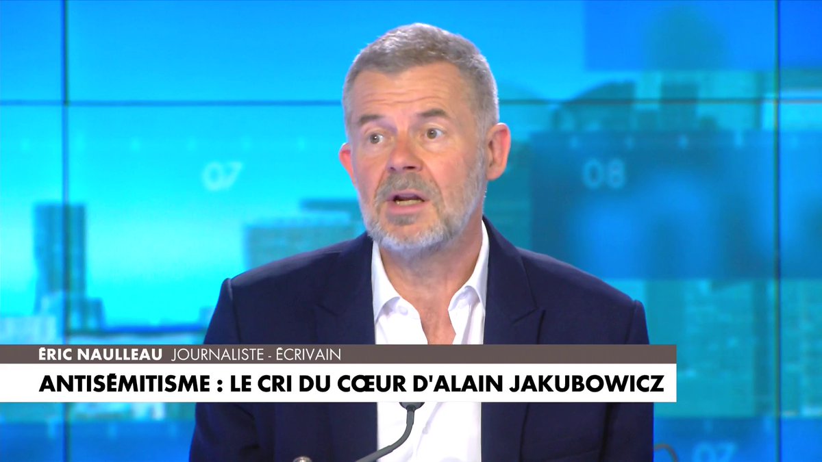 Pour Éric Naulleau, il y a une France qui dit : «qui touche un Juif touche une République française», dans #Punchline