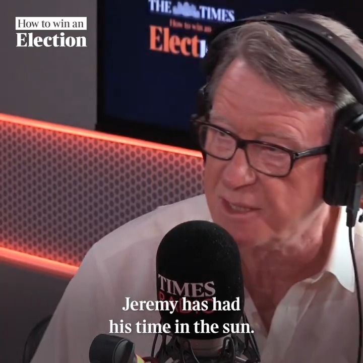 “Based on my experience in Islington North on Saturday, I do not think now that Jeremy Corbyn is likely to be elected.” Peter Mandelson reports back from the campaign trail. 🗳️ How To Win An Election 🎧 Matt Chorley | @PollyMackenzie | Daniel Finkelstein