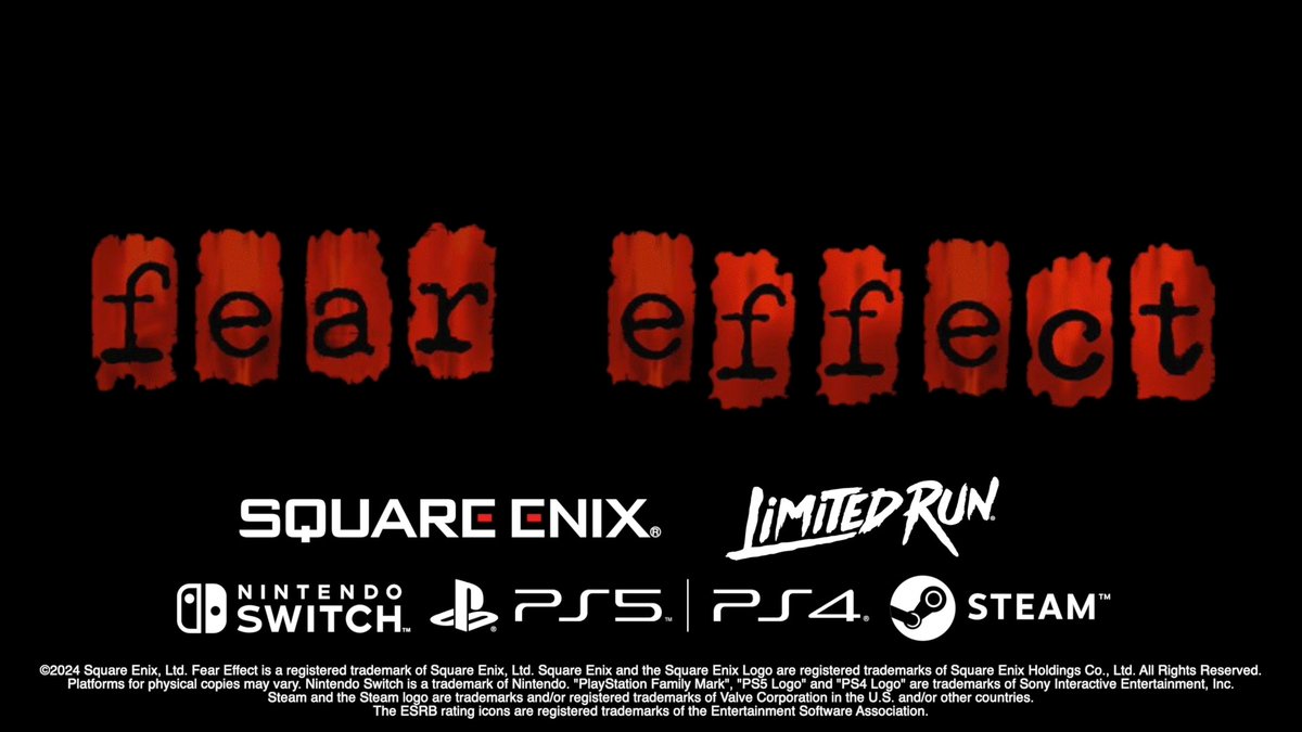 One of the most gorgeous experimental games of the PlayStation era returns! Fear Effect comes back in 2025! We'll have more info to share about the digital and physical release later!