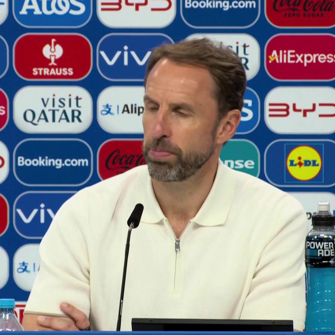 "We didn't press the ball with enough intensity" โ Gareth Southgate says his England side understand that they need to perform better if they want to progress to the later stages of Euro 2024