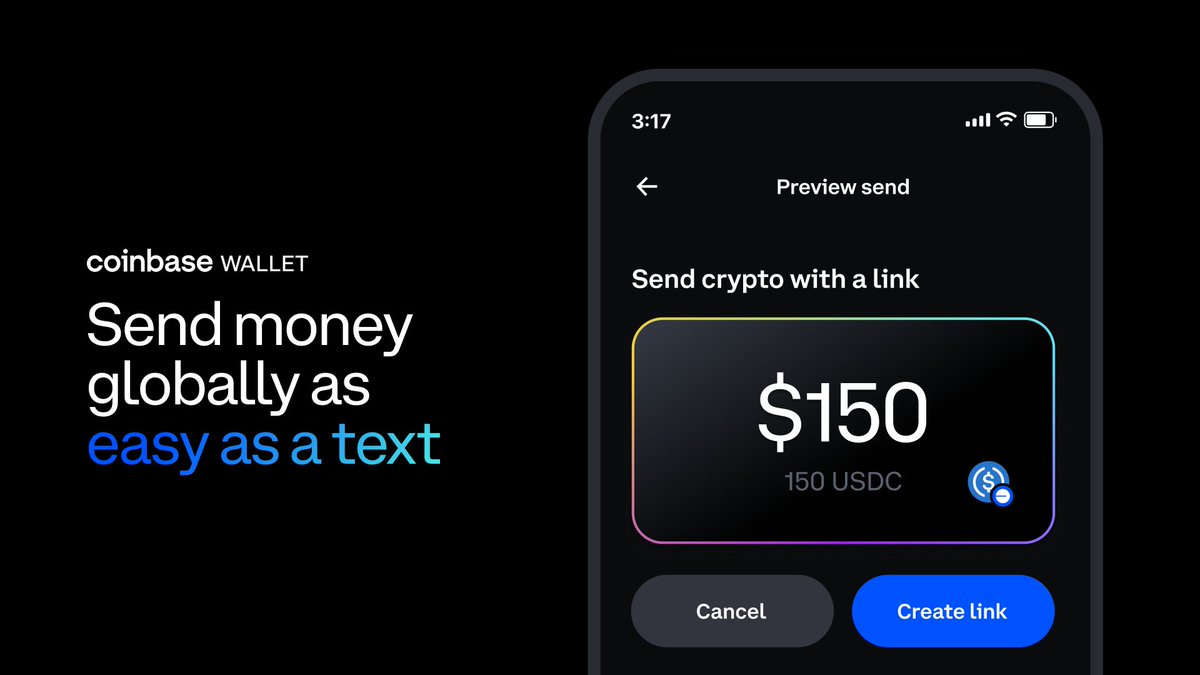 Send USDC around the world on Base as easily as sending a text.