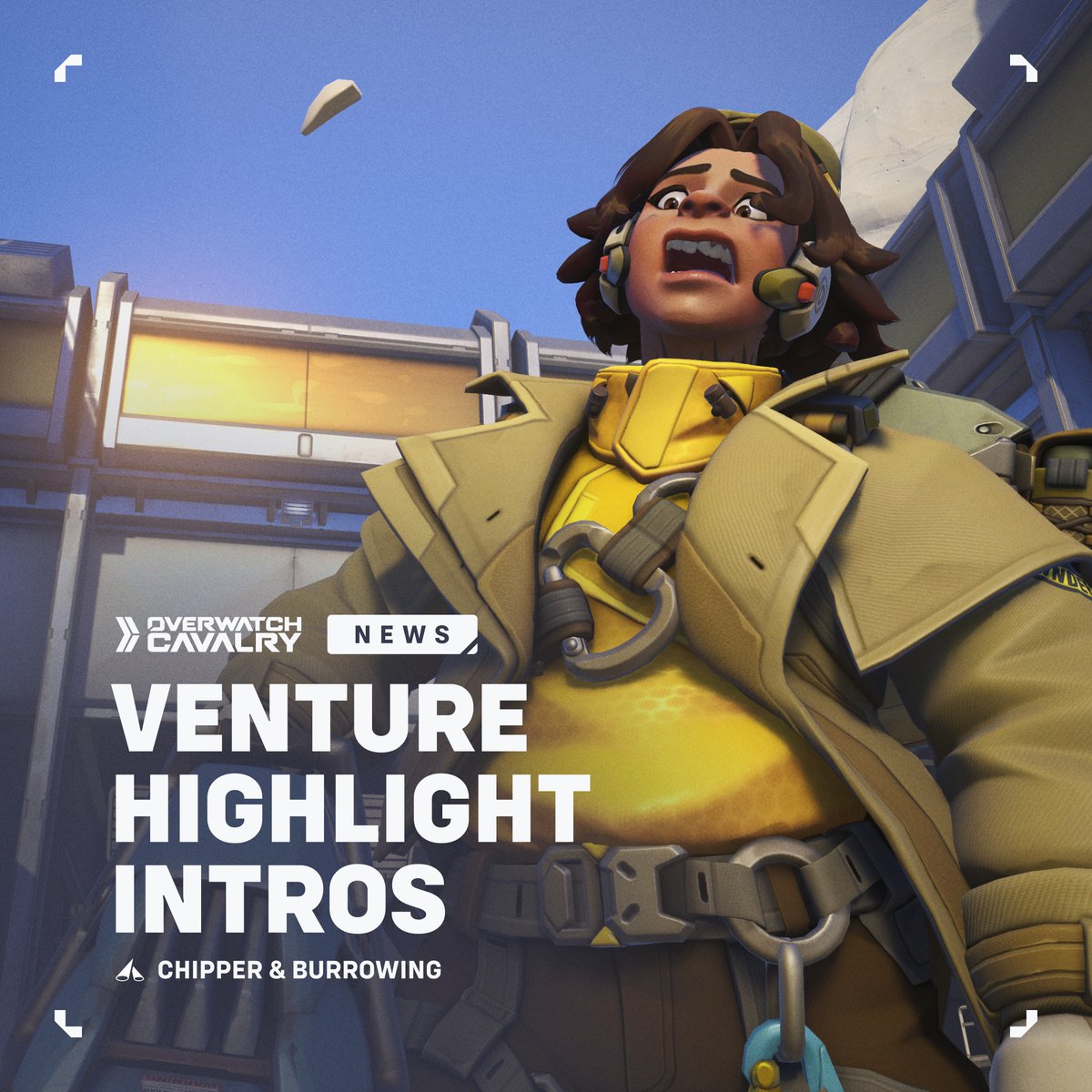 New Venture Highlight Intros in #Overwatch2 🪨 These are base cosmetics now available in the Hero Gallery for 700 Credits each!