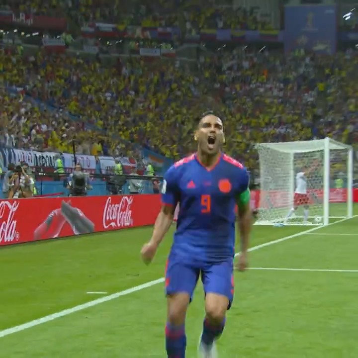 Radamel Radamel Falcao brillando vestido de azul. 💙🇨🇴 Millonarios FC | #CopaMundialFIFA
