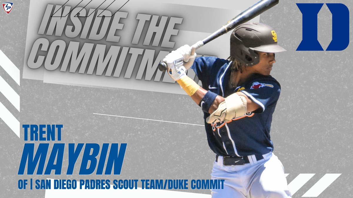 .Duke Baseball commit Trent Maybin oozes energy and athleticism. The Padres Scout Team/Asheville High School Baseball product tells Cory McCartney about the influence of his dad, Cameron Maybin, meeting Drake, and he gives his pro tips on Big League Chew. Prep Baseball | Prep Baseball North Carolina