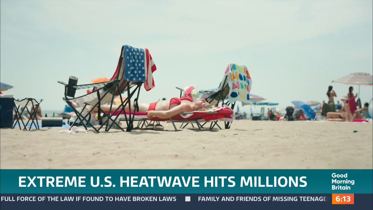 More than 70 million Americans in 16 states are under dangerous heat warnings. Soaring temperatures have swept across the country, causing deadly wildfires. Some cities have opened emergency cooling centres. Noel Phillips reports from New York.