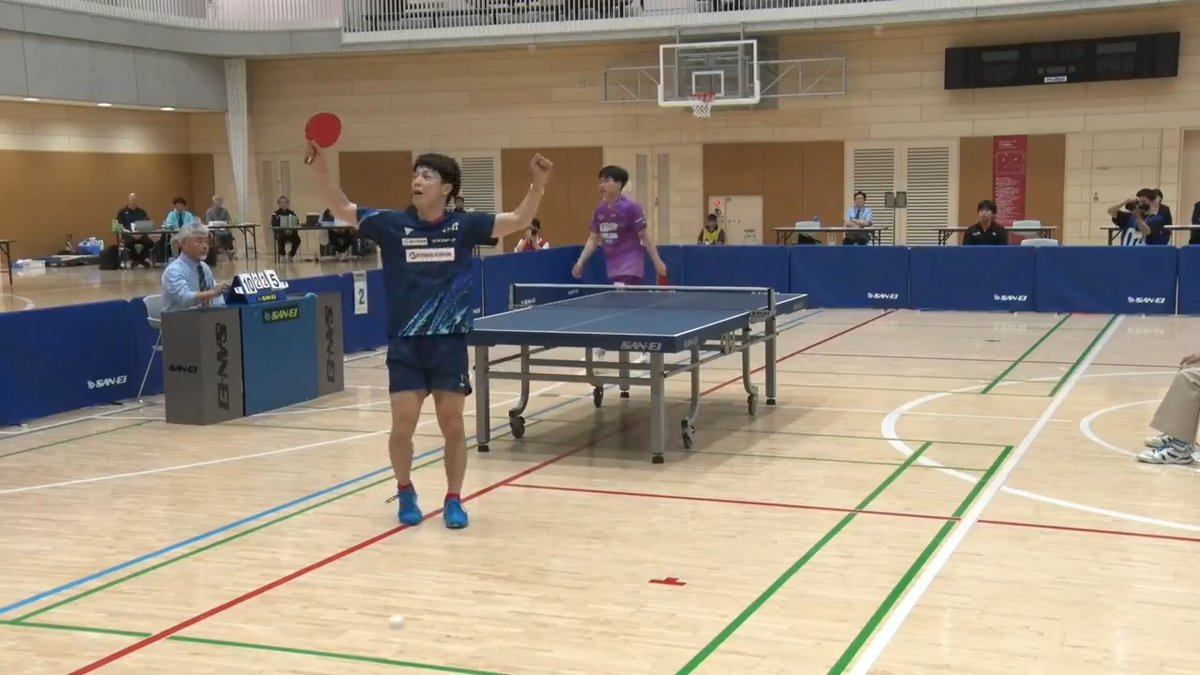 🇯🇵 #松平賢二 が🏆ゆゆゆ優勝‼️ アジア選手権代表の🎟️切符を手にする🎉 次世代エース候補との フルゲームの死闘を制す👏👏 🏓#アジア選手権 2024🇰🇿兼 #世界卓球 2025🇶🇦代表選考会 男子決勝 #松平賢二 3-2 #松島輝空 11-8/11-5/6-11/8-11/11-5 試合結果はこちら! 🔗