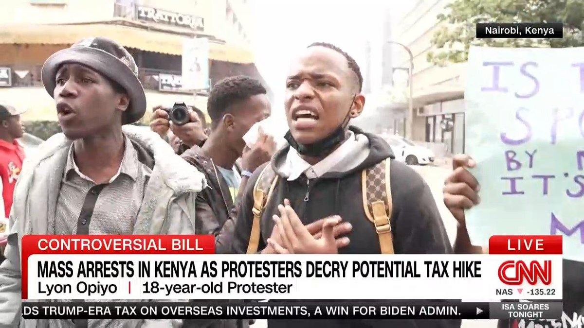 I met Gen Z protesters as young as 18 on the streets of Nairobi. The demos against overtaxation in Kenya were by the people, not a political party. "We'll do it again, and again, and again," 3 young people told me as police marched them away