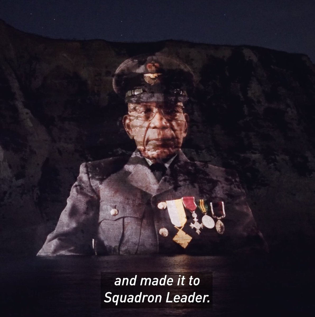 RAF Squadron Leader Sidney McFarlane has a message to Sunak and Starmer. It’s Windrush Day tomorrow. The survivors deserve justice. (Location: White Cliffs of Dover)