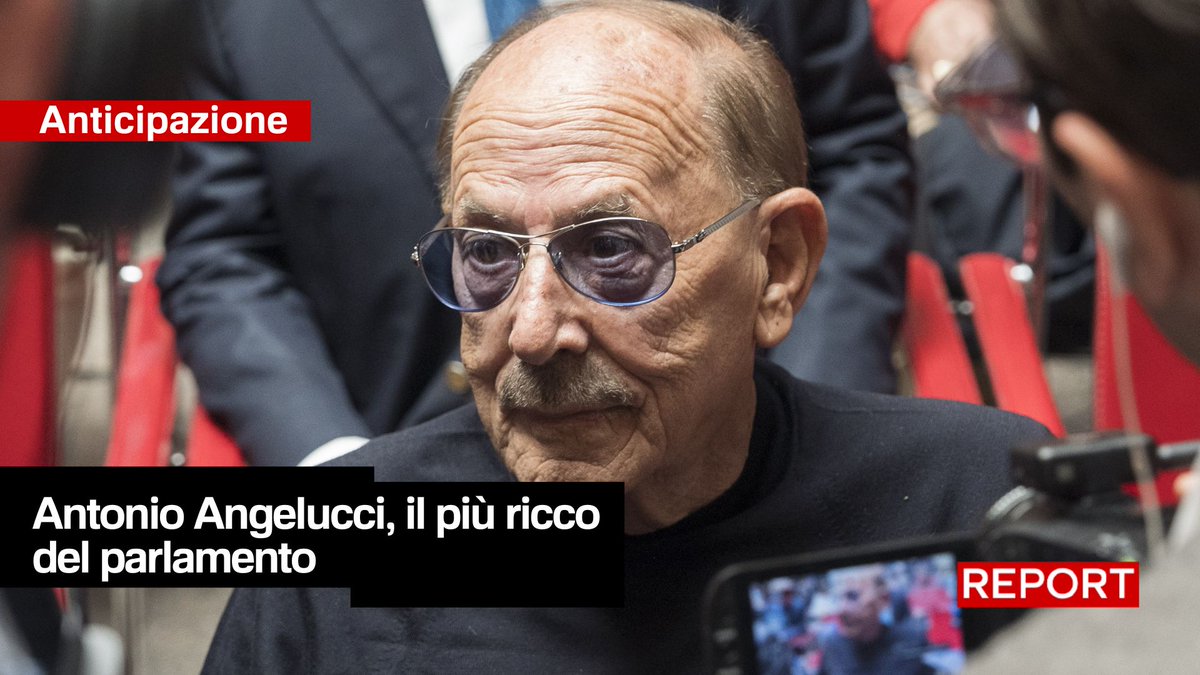 Oltre a essere il parlamentare più assente, Angelucci è anche il più ricco. Possiede un gruppo di società che operano nel settore della sanità. Buona parte dei ricavi del gruppo Angelucci arriva dal Sistema sanitario nazionale. Domenica alle 20.55 su #Rai3