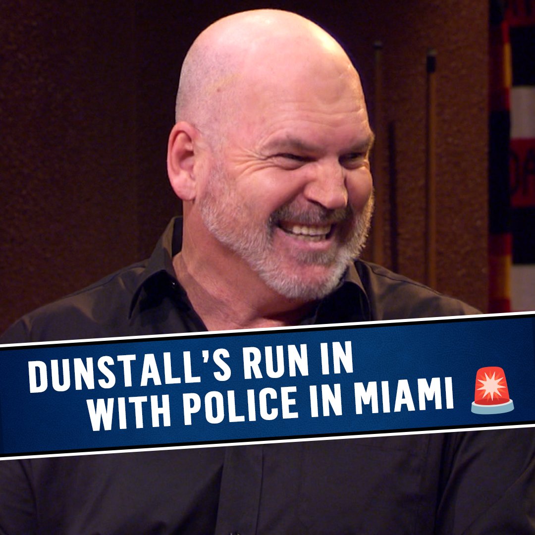 The new Hall of Fame Legend can certainly tell a story. Jason Dunstall explains the time he ran into trouble with police in Miami 🚨 #TheFrontBar