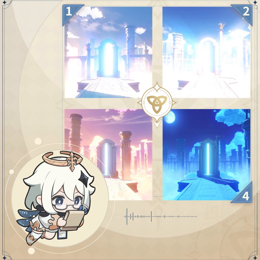 Hello, Traveler~ Paimon has prepared a few questions for you! Tag #SoundsOfGenshin and answer the quiz in the comments section, and don't forget to include your #GenshinImpact UID for a chance to win Primogems! Listen in Genshin Impact: