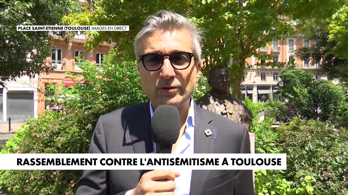 Franck Touboul, président du Crif Occitanie, lance un appel à Emmanuel Macron : «Faire de l’antisémitisme la Grande Cause Nationale de 2024 me paraît capital», dans #MidiNewsWE