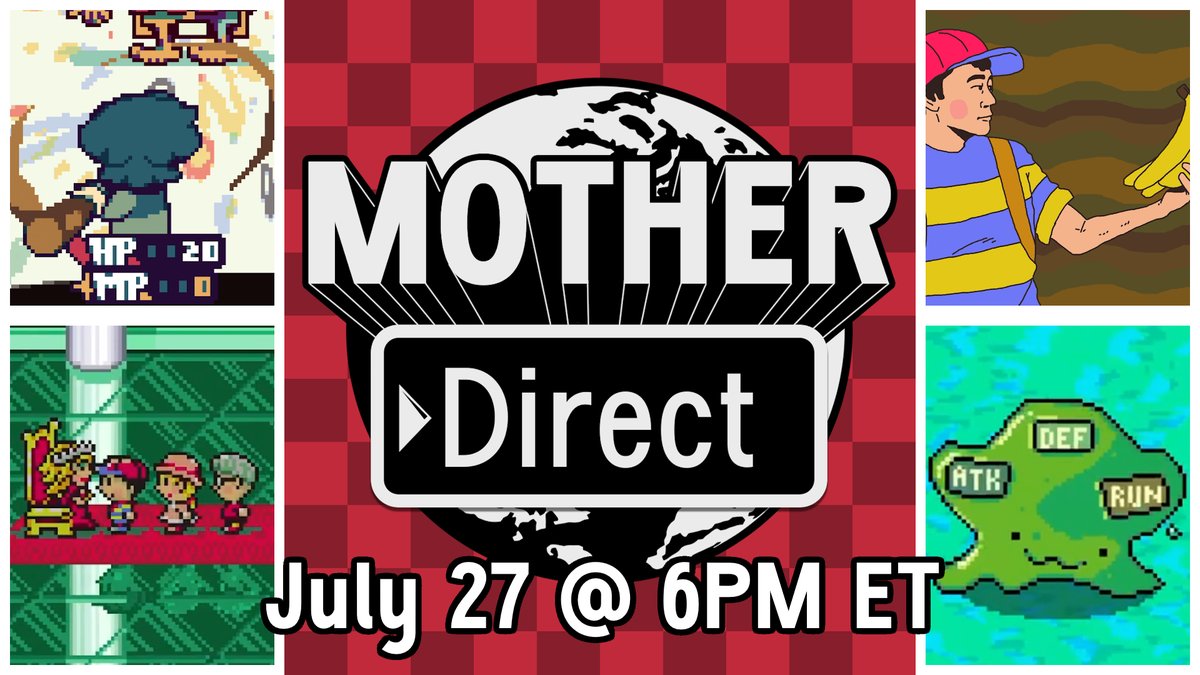 With the power of earth's art to bound us, we can finally defeat Giygas. Let's Go Bound!! This is Mother Direct - MOTHER / EarthBound fan projects and Motherlike indies delivered directly to you on July 27 at 6PM ET! ➤ Subscribe to see it on YouTube: