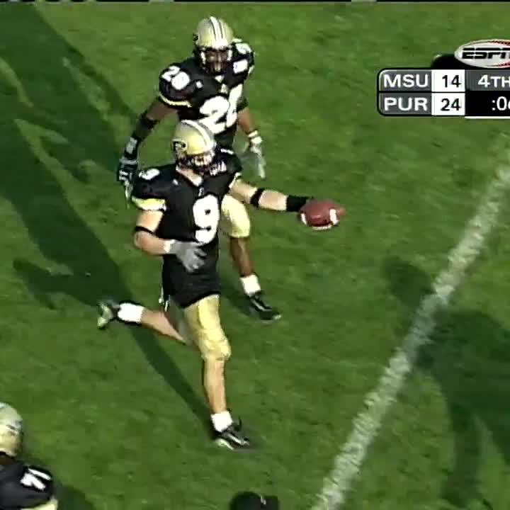 HBD, Stuart Schweigert! 🥳 We're celebrating with two of the 2x all-Big Ten Conference first-teamer's Purdue Football record 17 career INTs. #FlashbackFriday x #B1GFootball