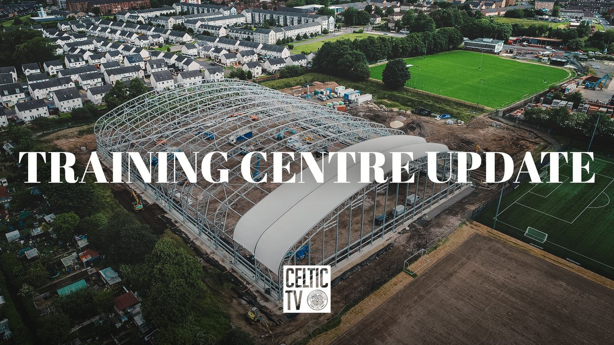 The Champions Forge ahead 🏆 Work progresses at pace at #CelticFC's new East End Training Centre 🍀