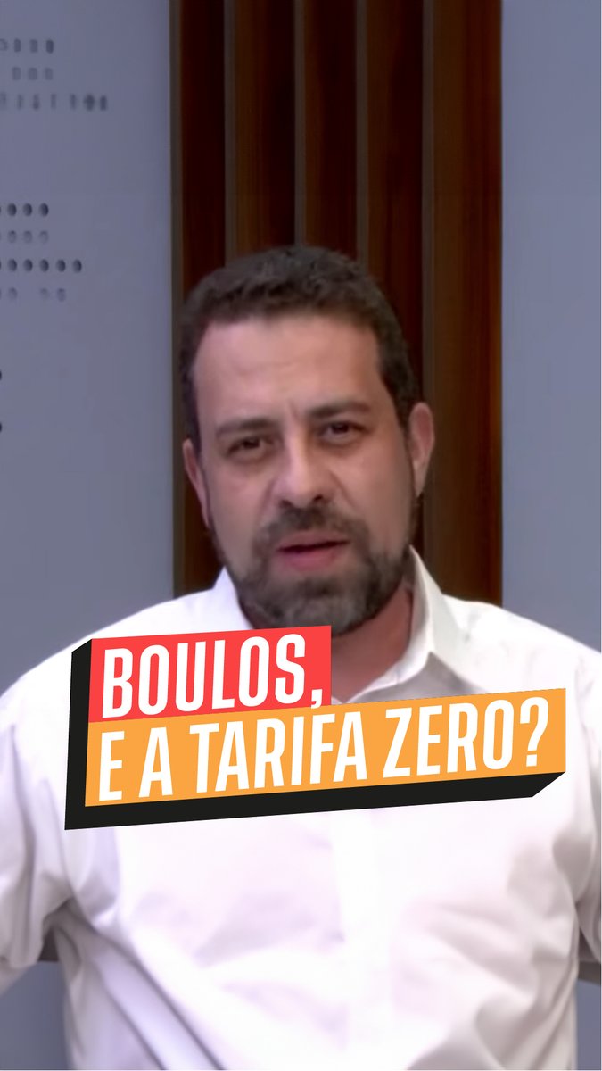 Eu sempre defendi a Tarifa Zero. Vem ver minha resposta sobre o tema na sabatina na BandNews.