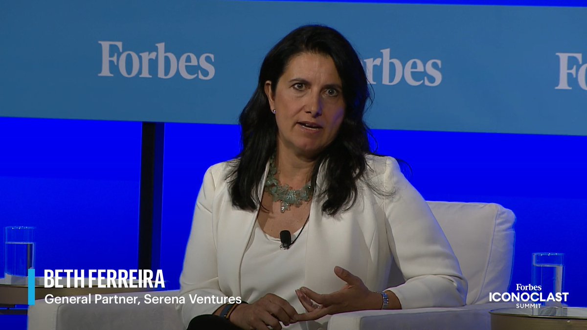 "There's many more examples of women and other diverse founders and funders that say look, you can do this." Beth Ferreira, general partner at Serena Ventures, spoke about early-stage investing at the #ForbesIconoclast Summit.