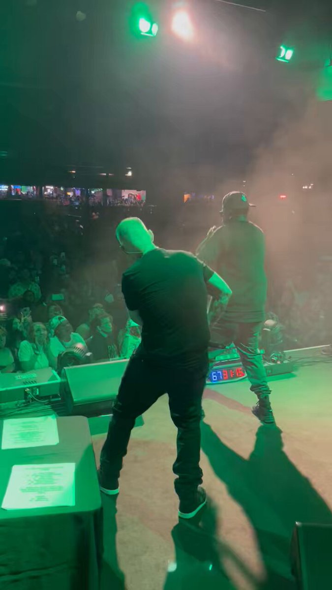 Mane… Paul Wall - The Great Wall &amp; Chamillionaire reuniting on stage in Fort Worth at Billy Bob's Texas has to be one the most memorable moments I’ve ever been part of… 🥶🦎